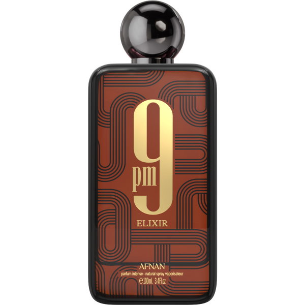 Frasco de 9pm Elixir de Afnan