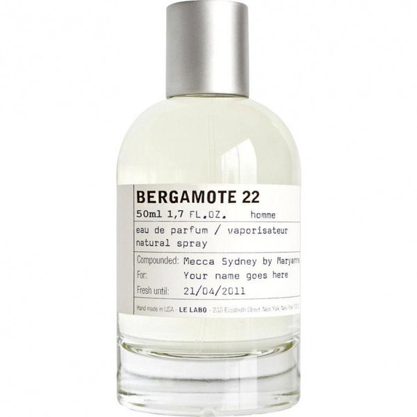 Frasco de Bergamote 22 de Le Labo