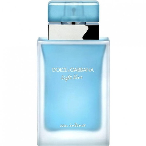 Frasco de Light Blue Eau Intense de Dolce & Gabbana